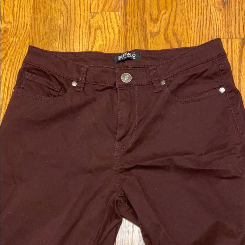 3/$25 PANTS! Buffalo burgundy Jeggings